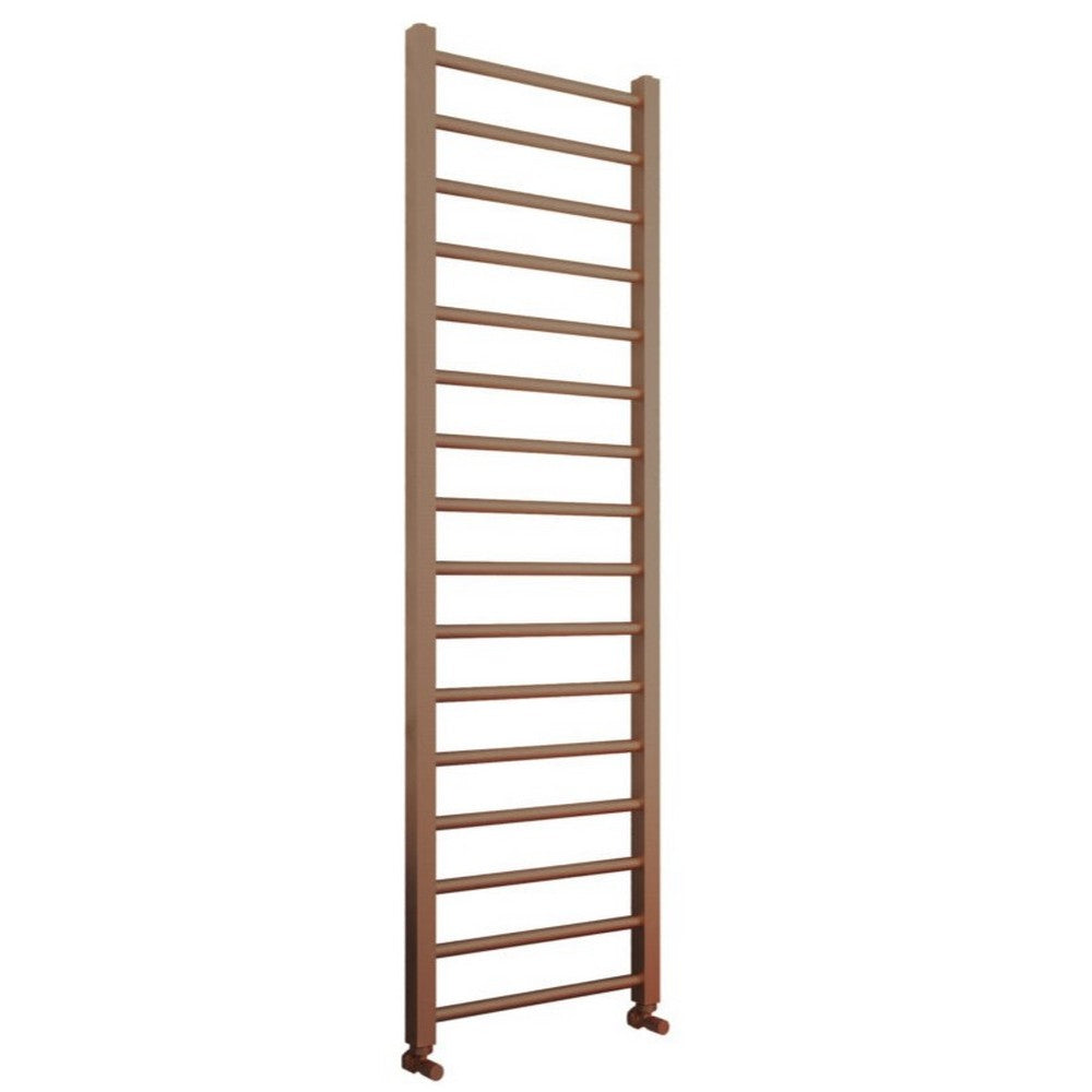 Scudo Vibe 500mm Wide Brushed Bronze Towel Radiator 1600mm