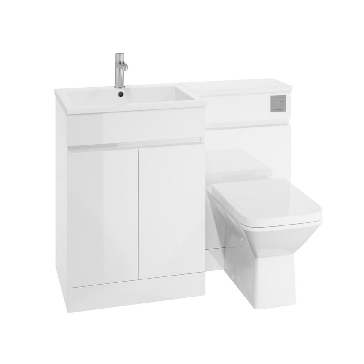 Scudo Waterguard Left Hand 1100mm Combination Unit in White