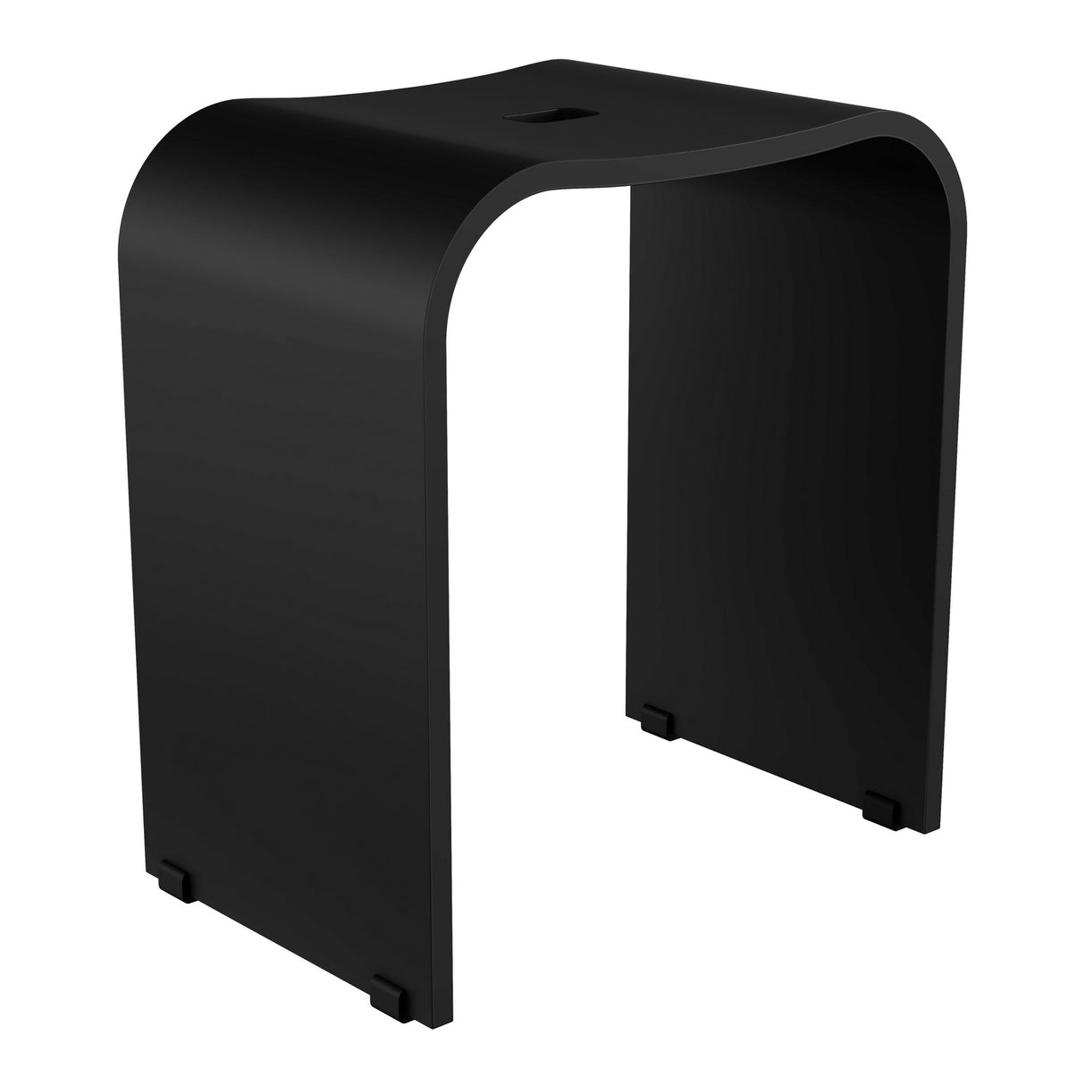 Smedbo Living Shower Chair in Matt Black
