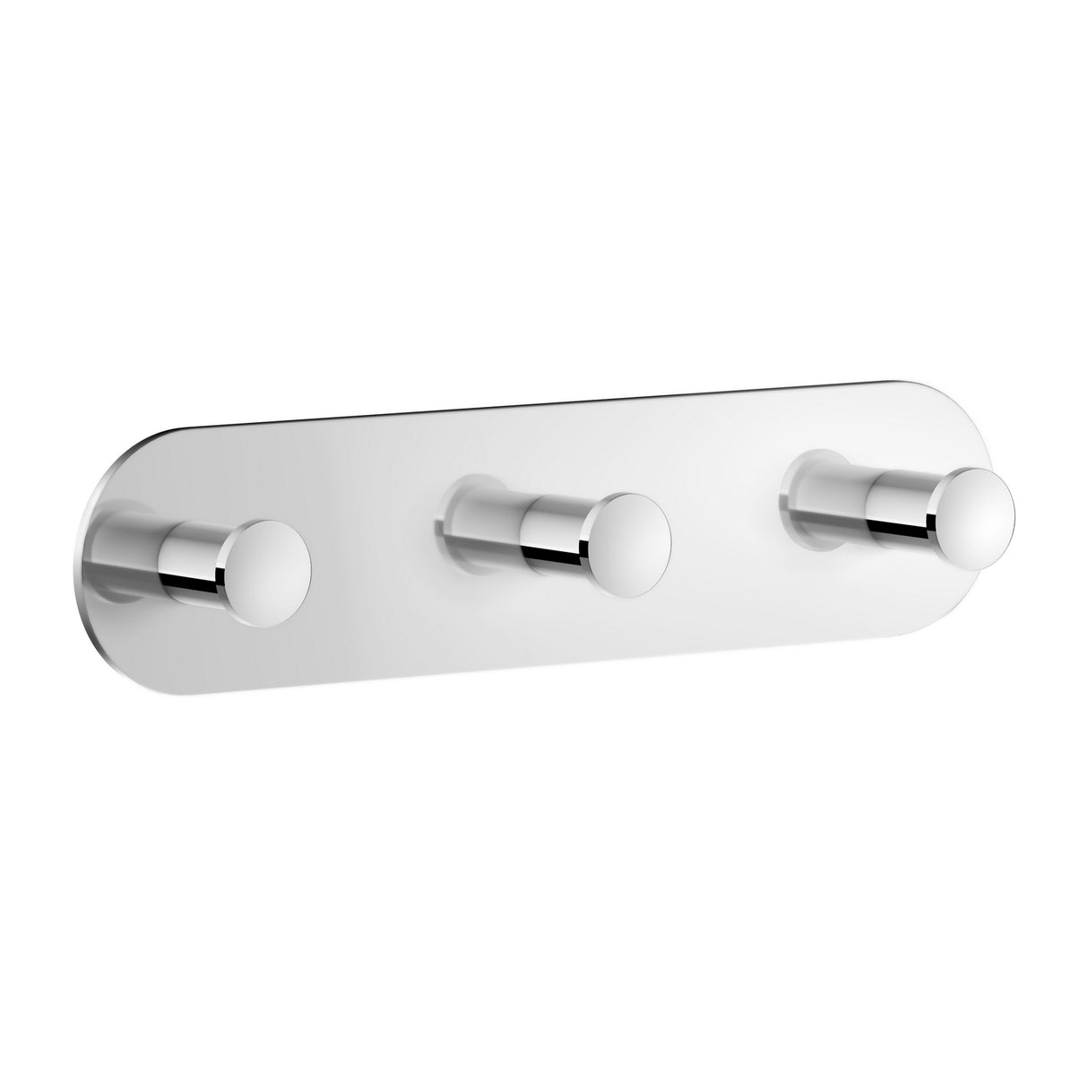 TK359 Smedbo Dot Chrome Self Adhesive Triple Towel Hook