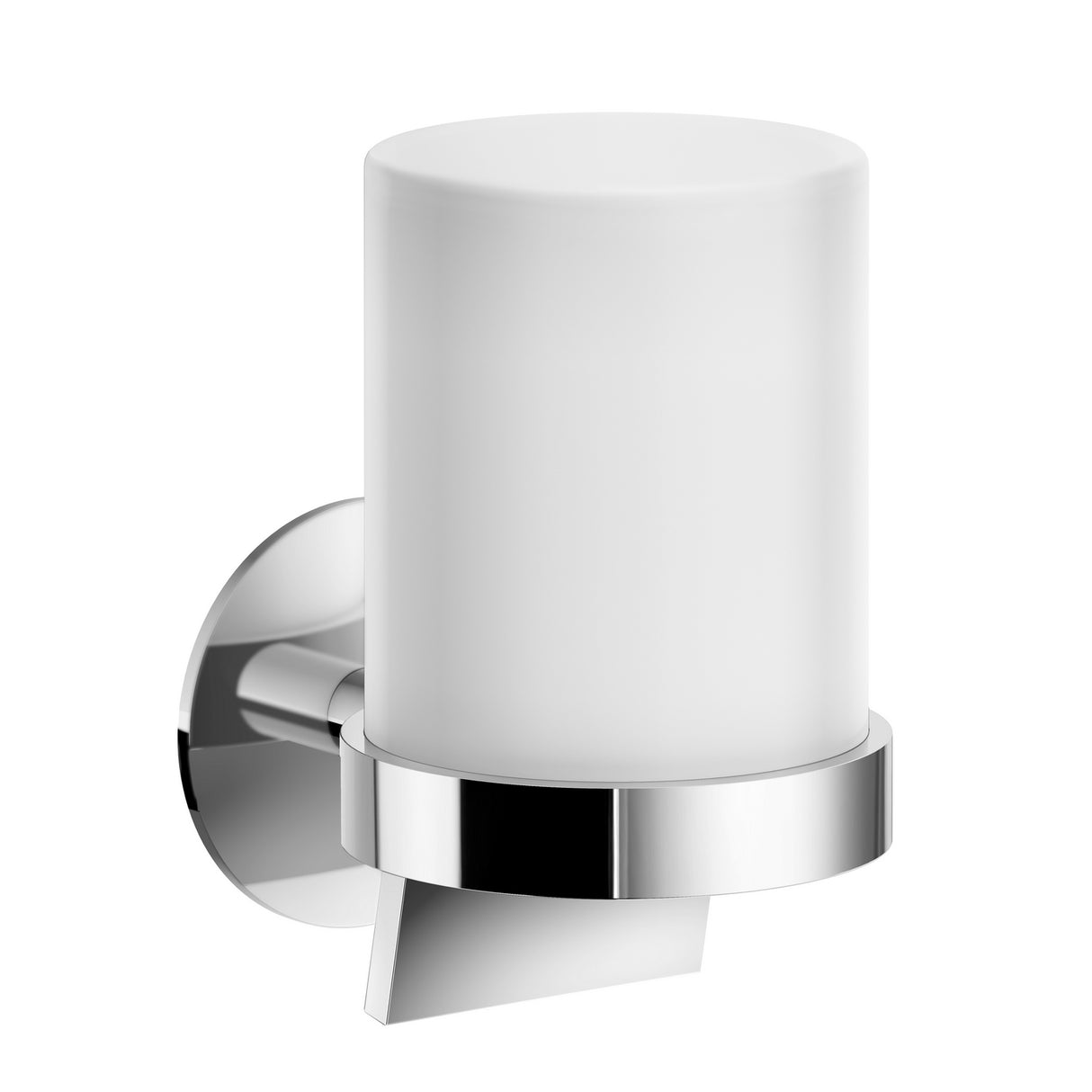 TK361 Smedbo Dot Polished Chrome Self Adhesive Wall Mounted Soap Dispenser