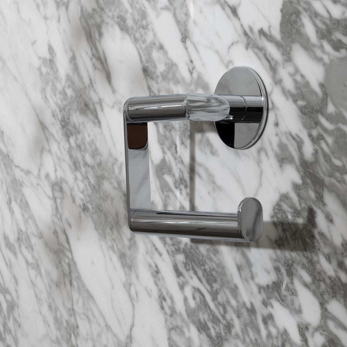 TK341 Smedbo Dot Self Adhesive Chrome Toilet Roll Holder Lifestyle