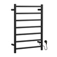 FB700 Smedbo Dry Matt Black 500 x 689mm Compact Electric Towel Warmer