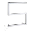 FK707 Smedbo Dry S Model 500 x 525mm Polished Electric Towel Warmer
