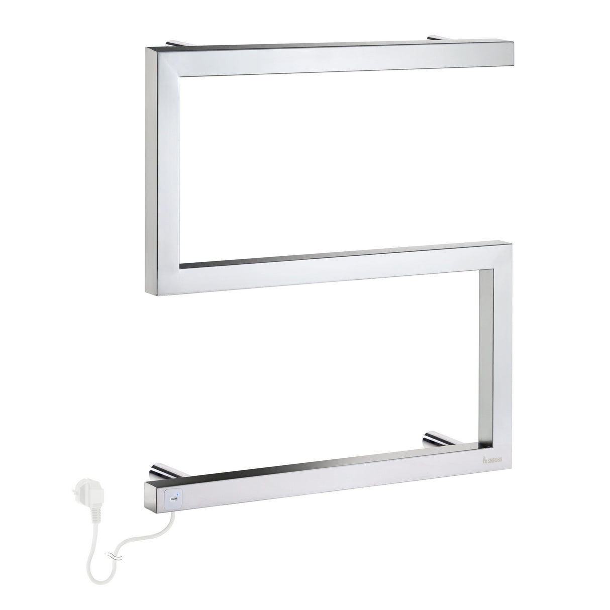 FK707 Smedbo Dry S Model 500 x 525mm Polished Electric Towel Warmer