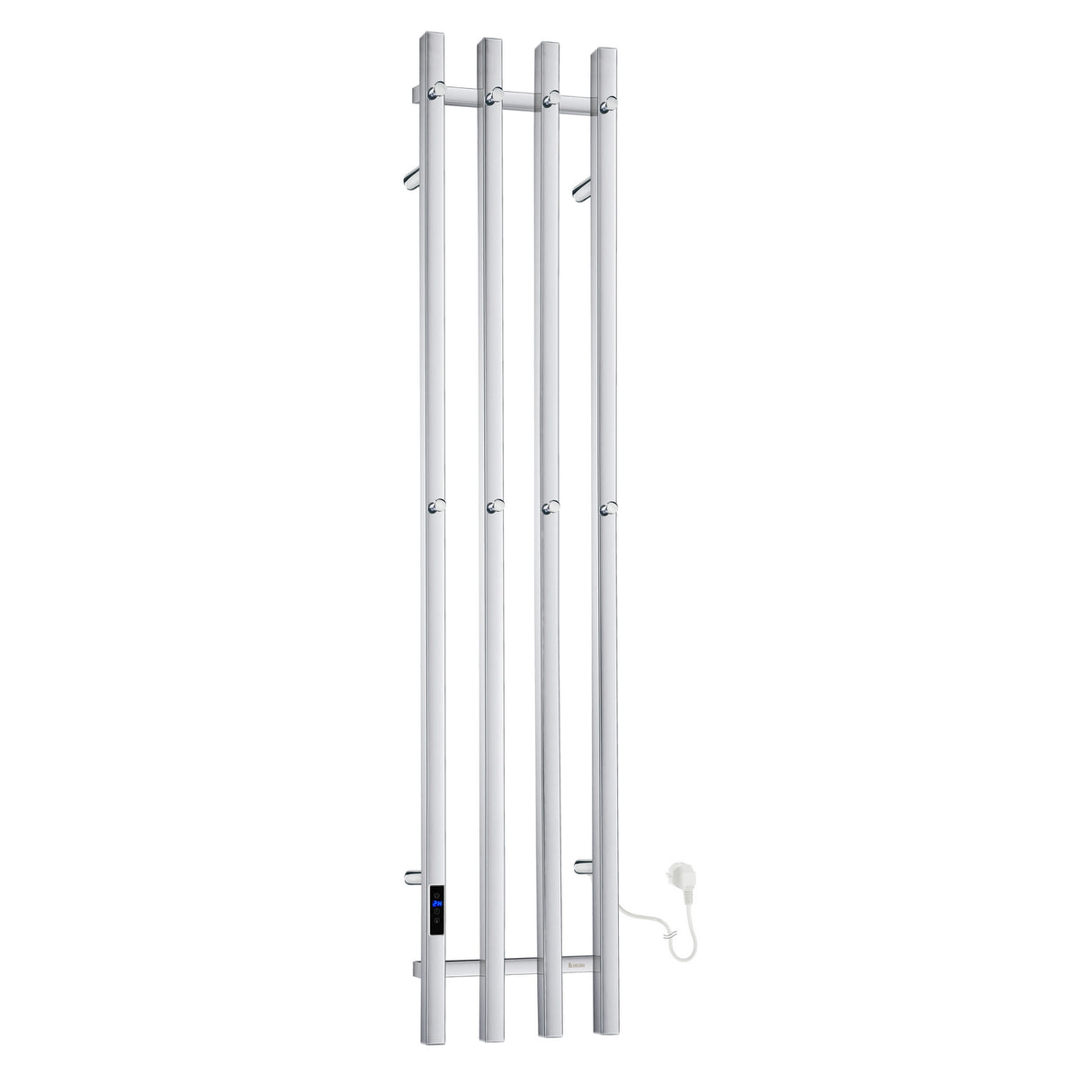 FK714 Smedbo Dry Vertical 300 x 1500mm Electric Polished Towel Warmer