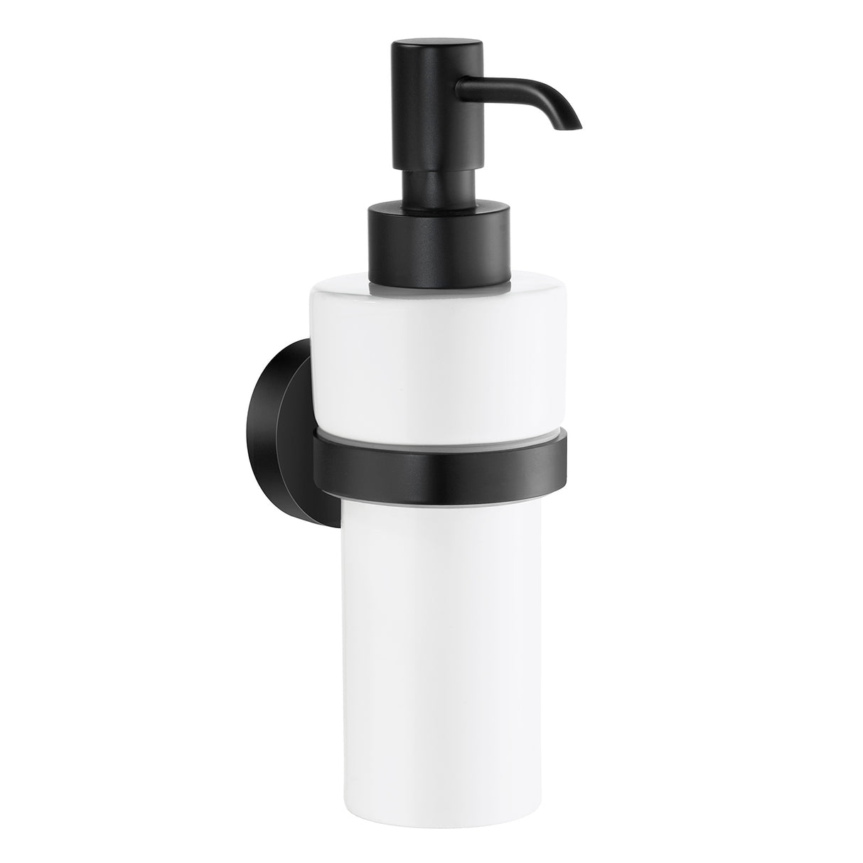 Smedbo Home Porcelain Soap Dispenser in Black