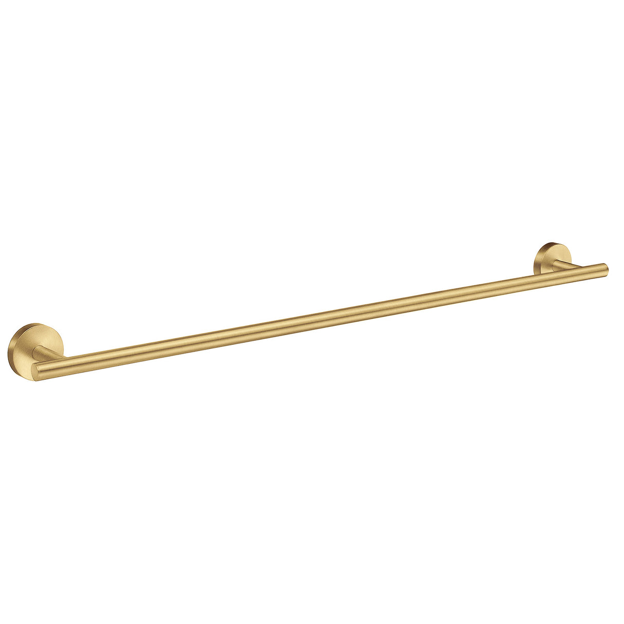 Smedbo Home Single Towel Rail in Brushed Brass