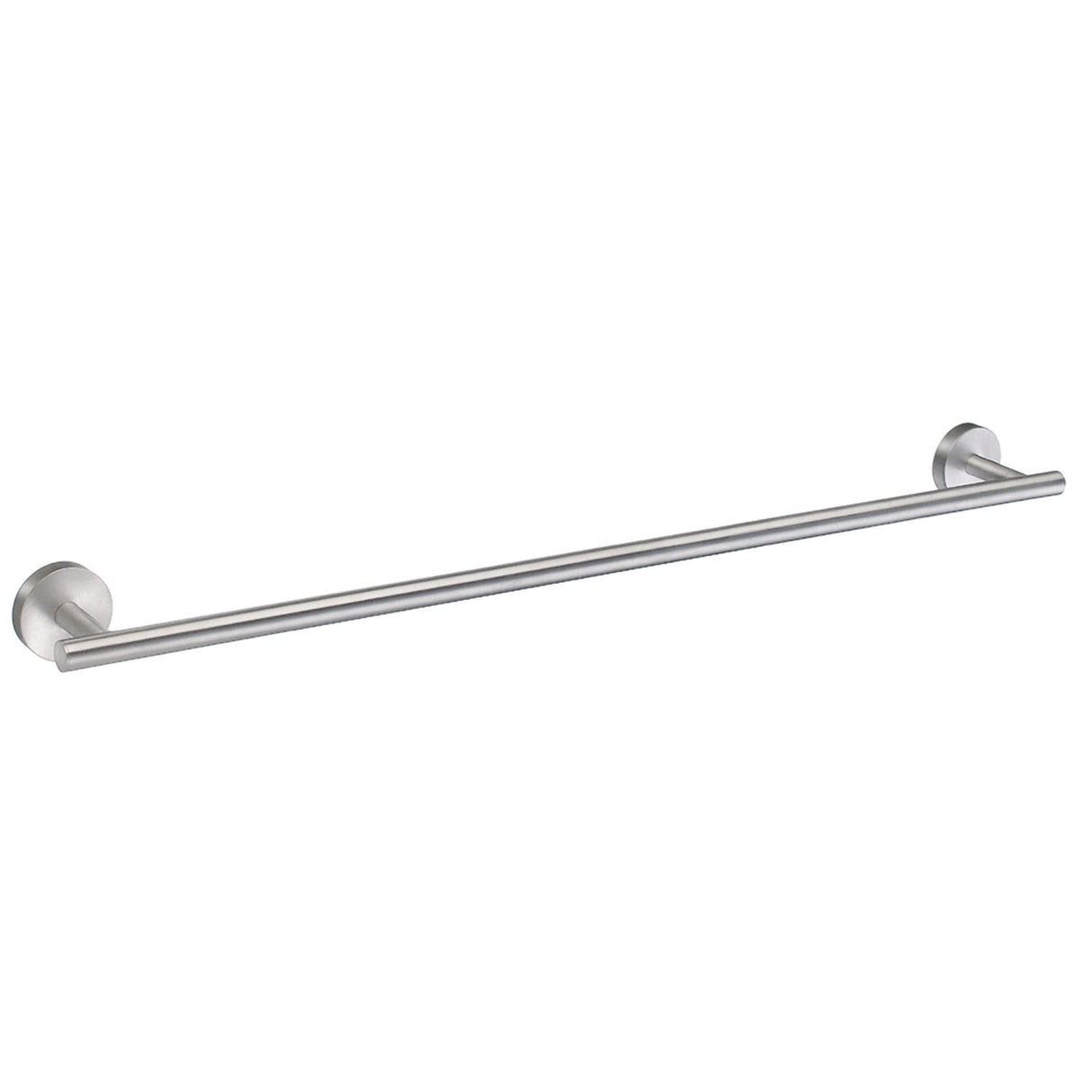 Smedbo Home Single Towel Rail in Brushed Chrome