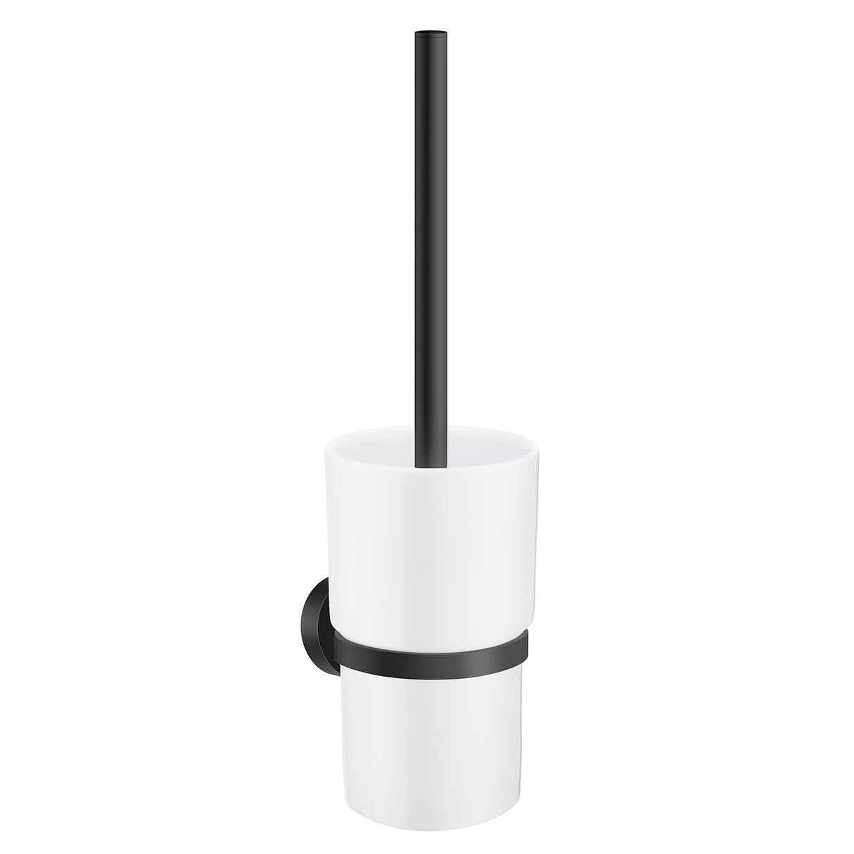 Smedbo Home Toilet Brush and Holder in Black