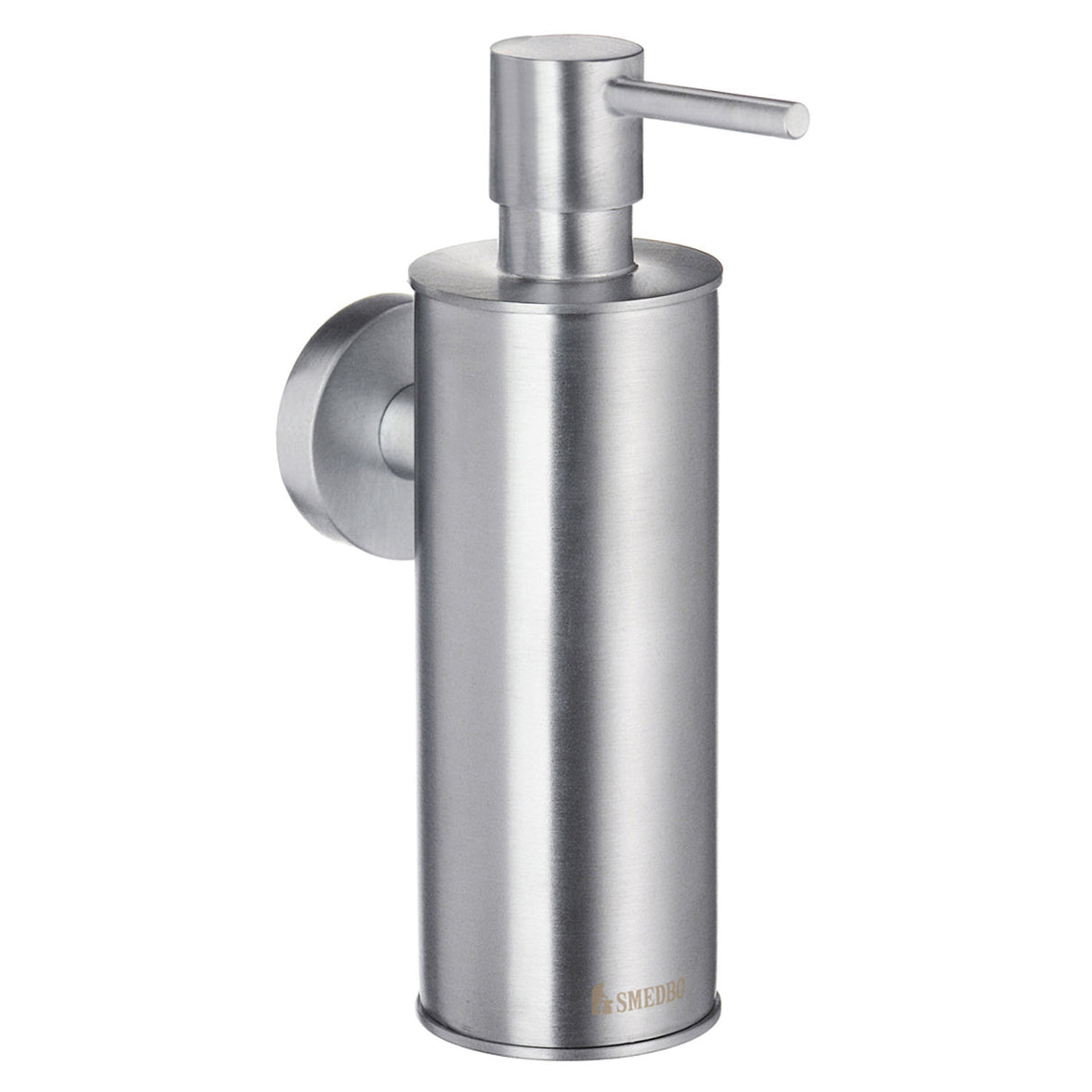 Smedbo Home Wall Mounted Soap Dispenser in Brushed Chrome