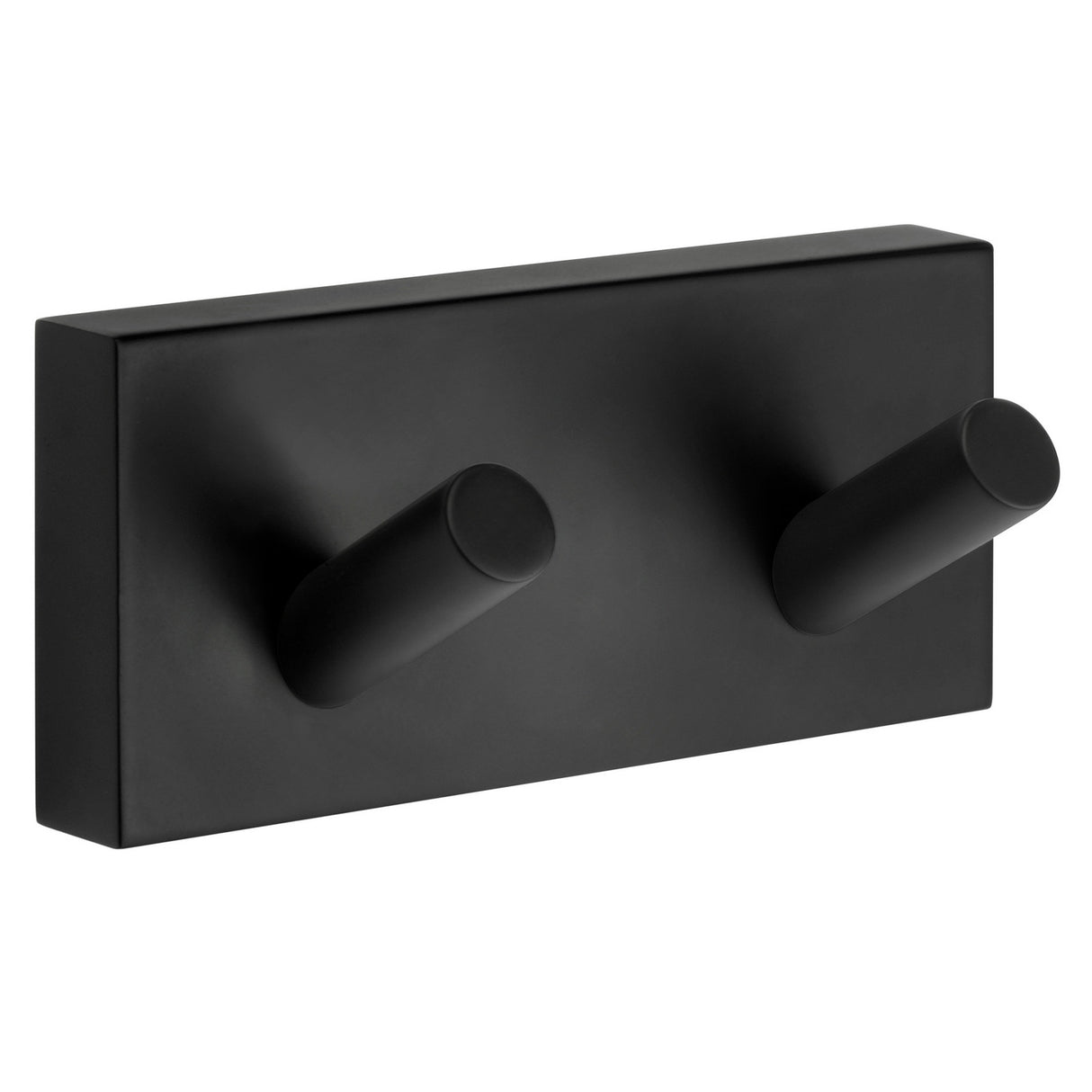 RB356 Smedbo House Black Double Towel Hook