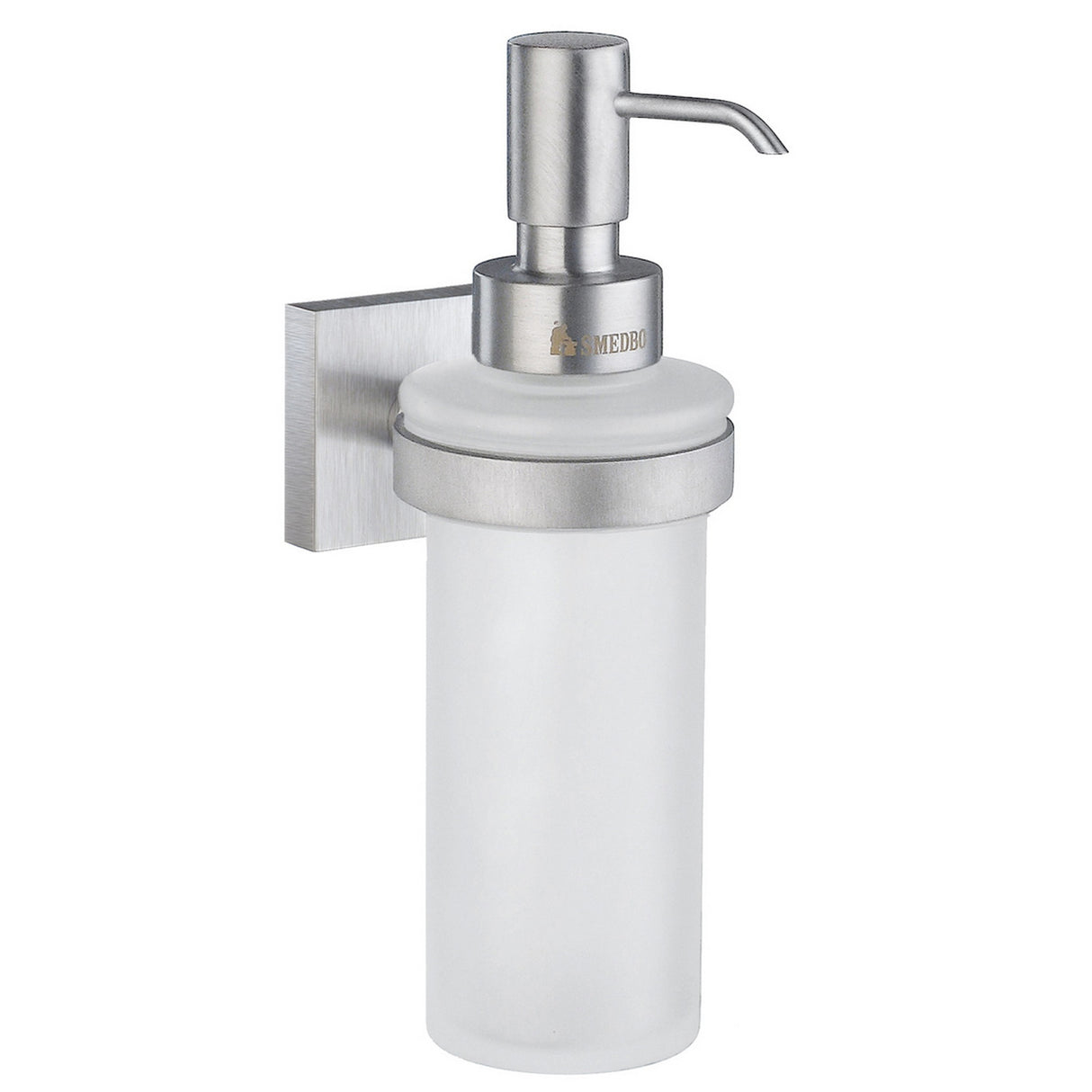 RS369 Smedbo House Brushed Chrome Wall Mounted Soap Dispenser