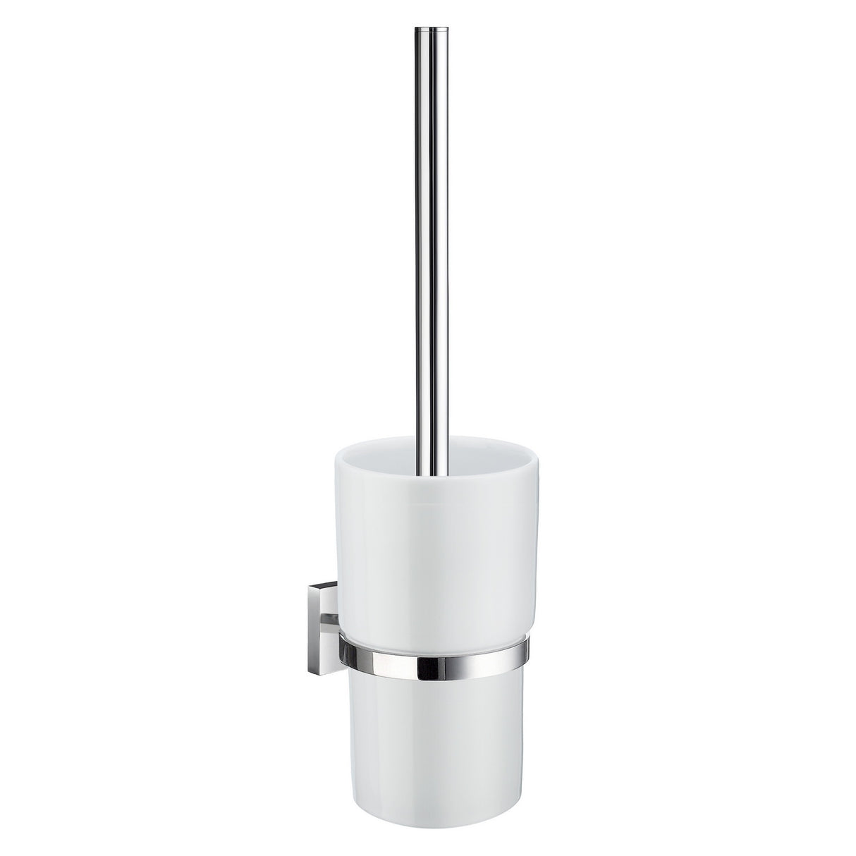 RK333P Smedbo House Chrome Toilet Brush and Porcelain Holder