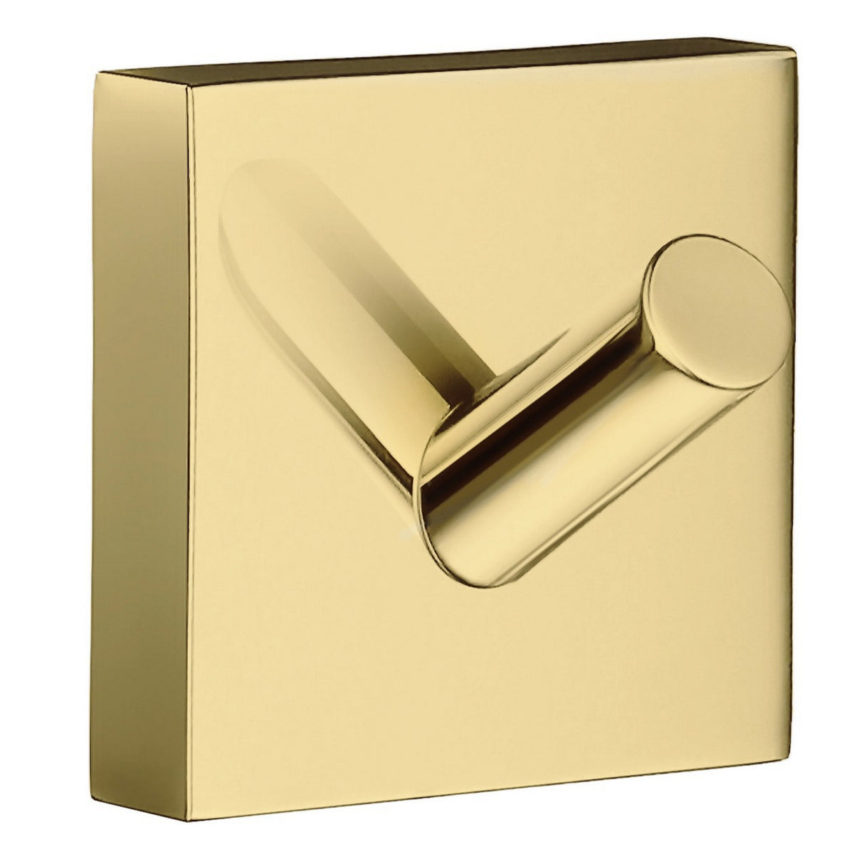 RV355 Smedbo House Polished Brass Single Towel Hook