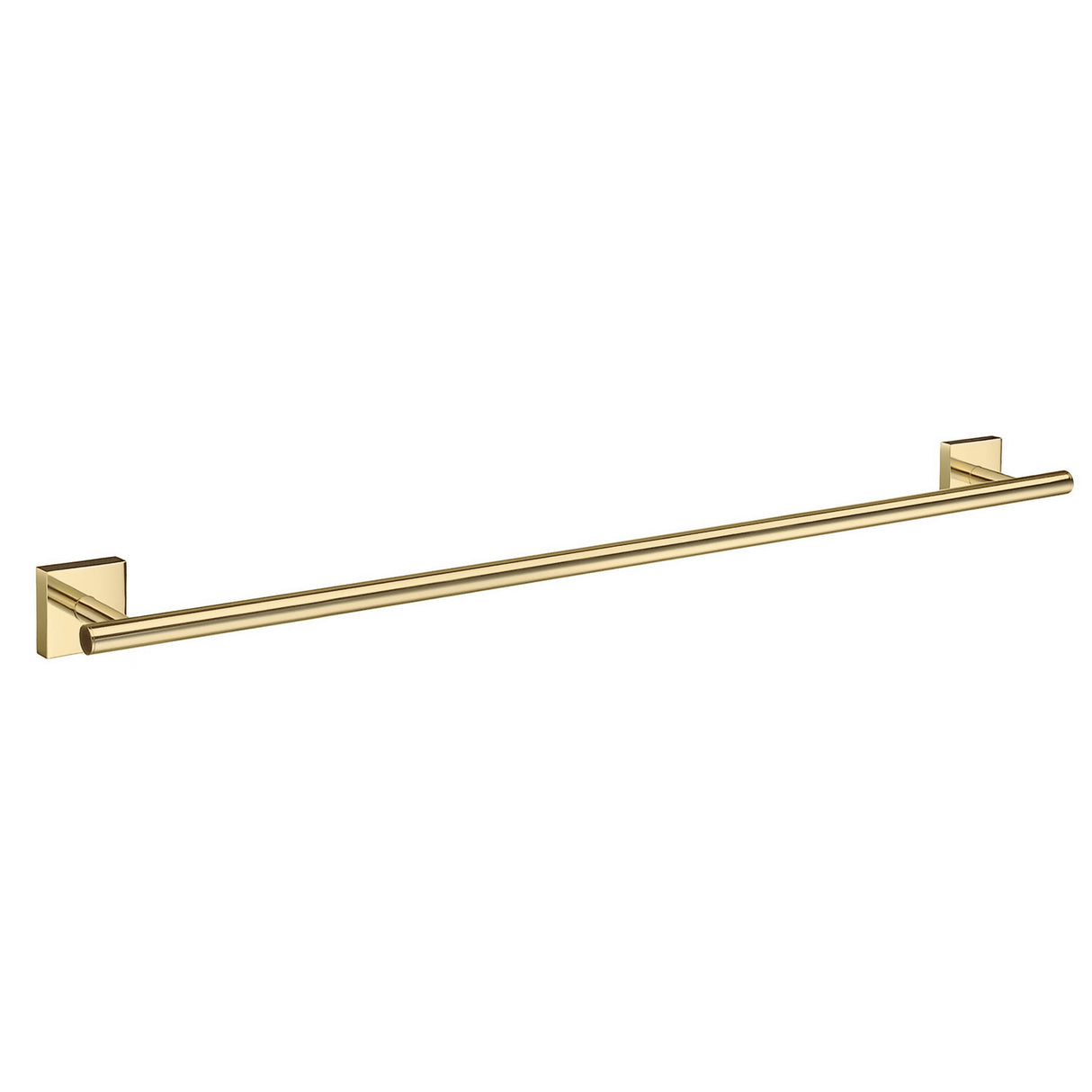 RV3464 Smedbo House Polished Brass Single Towel Rail