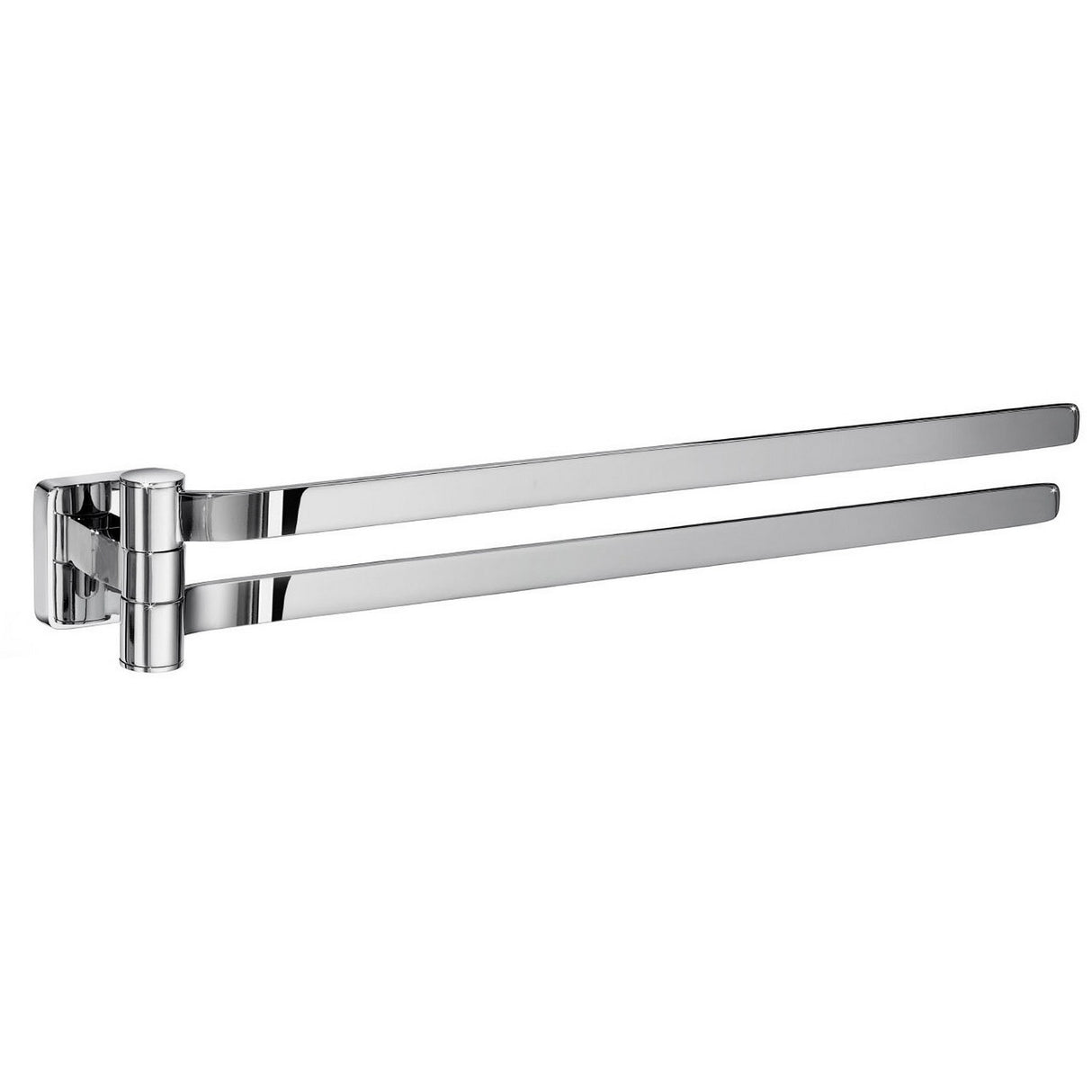 OK326 Smedbo Ice Chrome Swing Arm Towel Rail