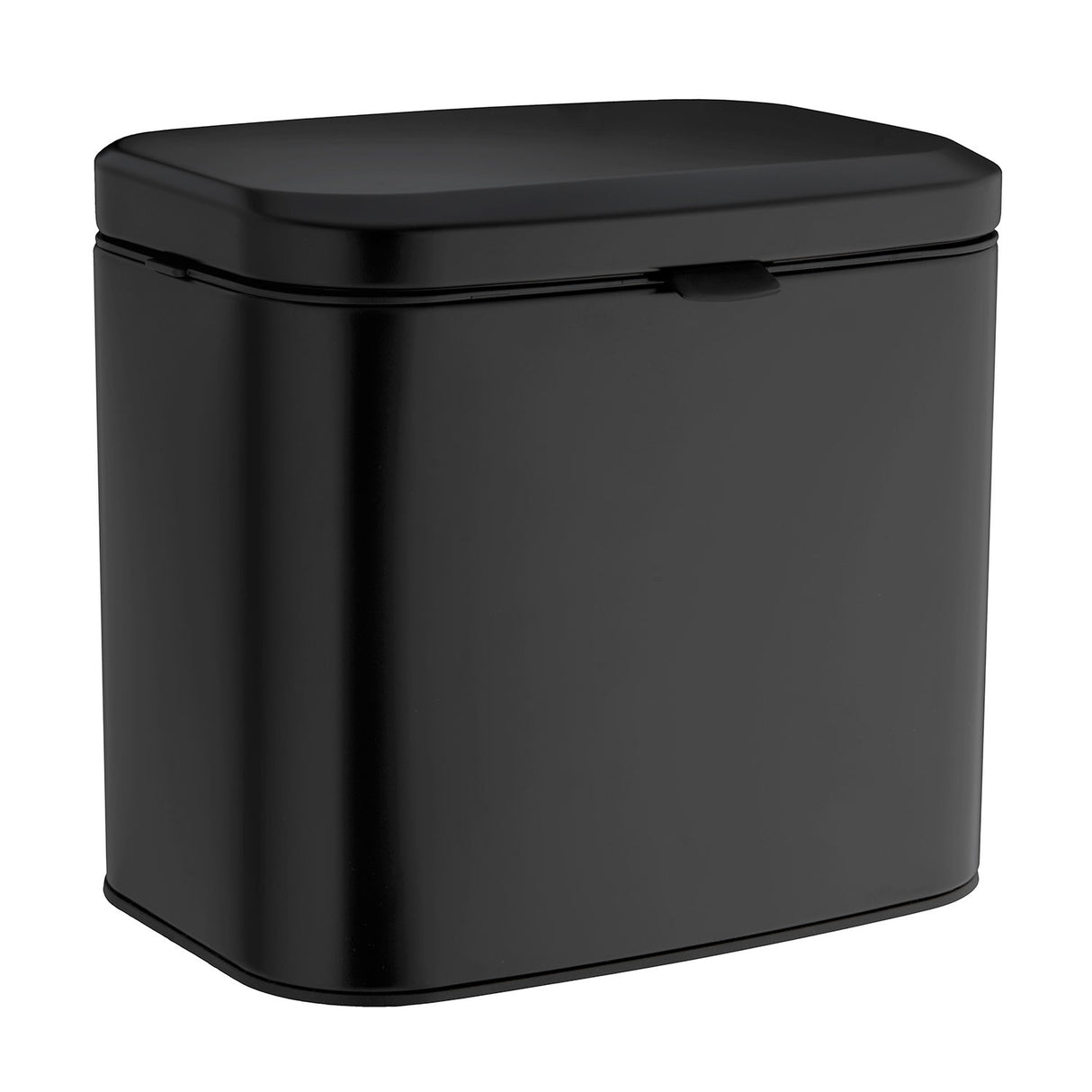 FB669 Smedbo Outline 3 Litre Wall Mounted Matt Black Waste Bin