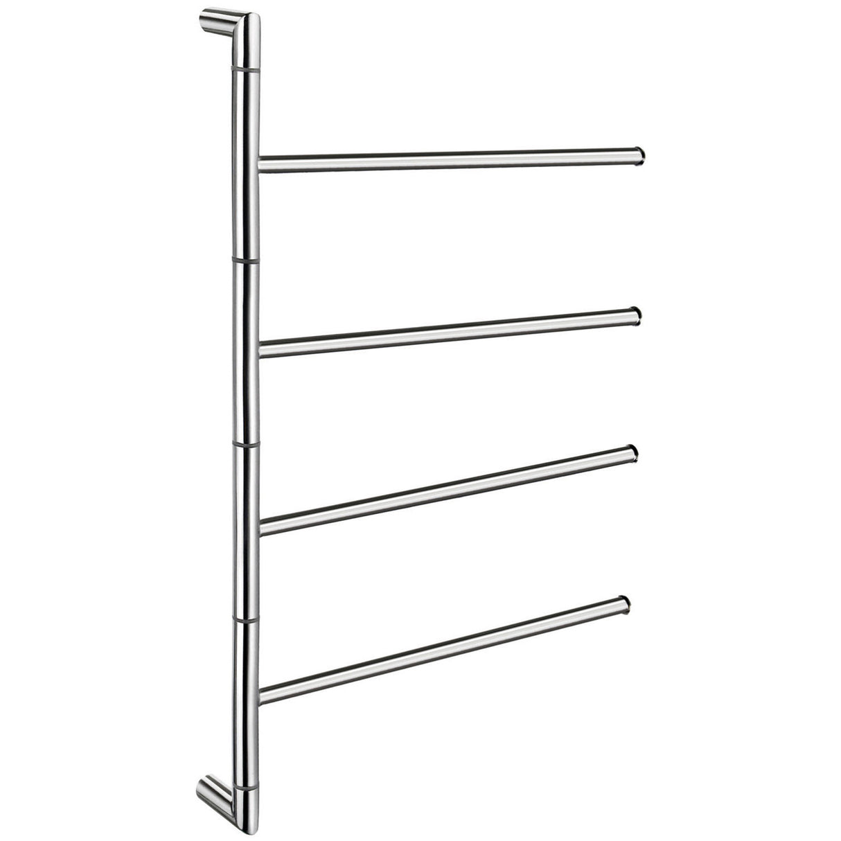 Smedbo Outline Lite Swing Arm Towel Rail In Polished Stainless Steel
