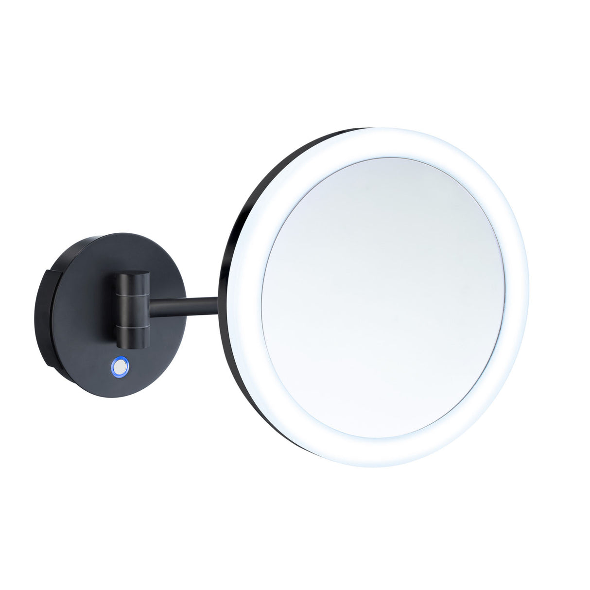 Smedbo Outline Wall Mounted Mirror with LED Technology in Black