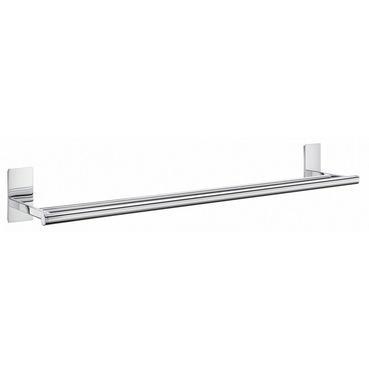 ZK3364 Smedbo Pool Chrome Double Towel Rail