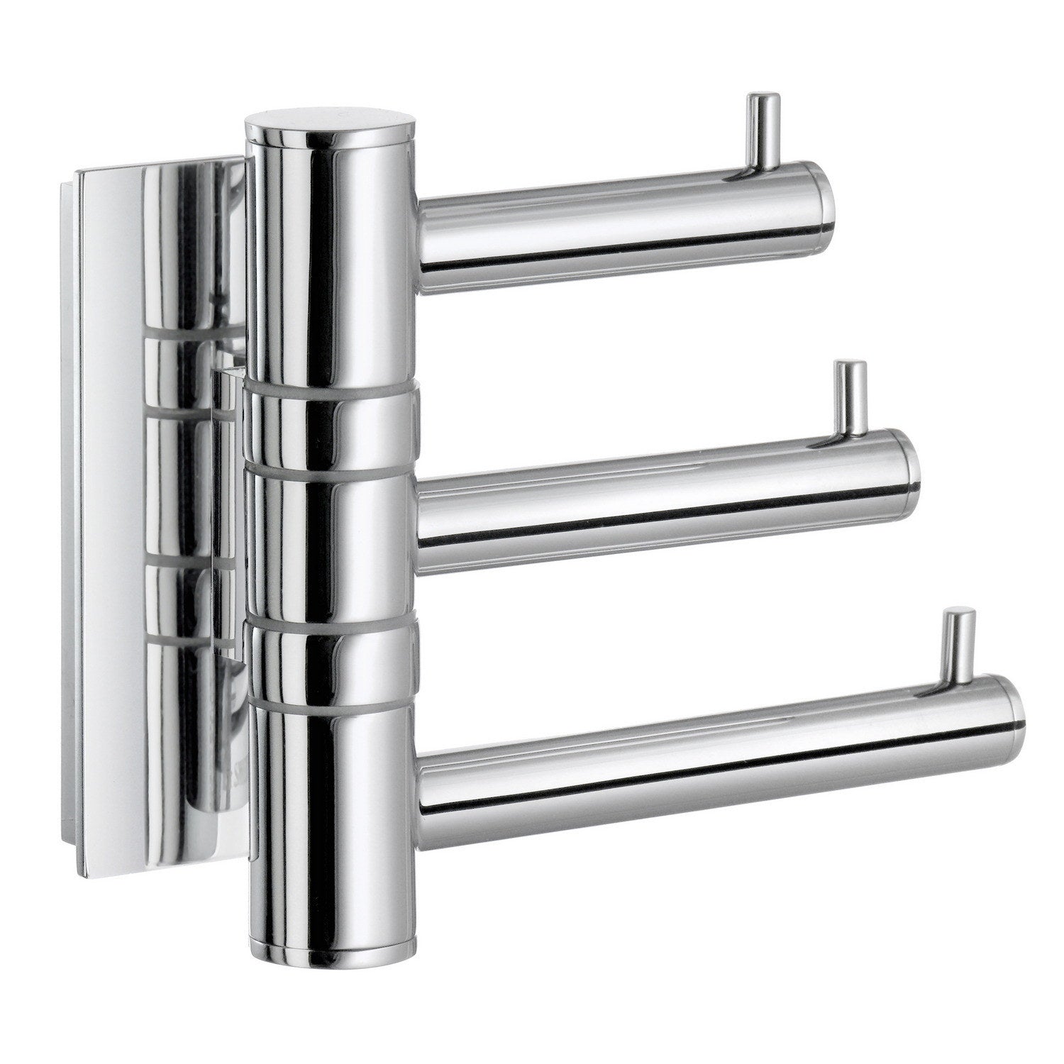 ZK327 Smedbo Pool Chrome Swing Arm Triple Hook