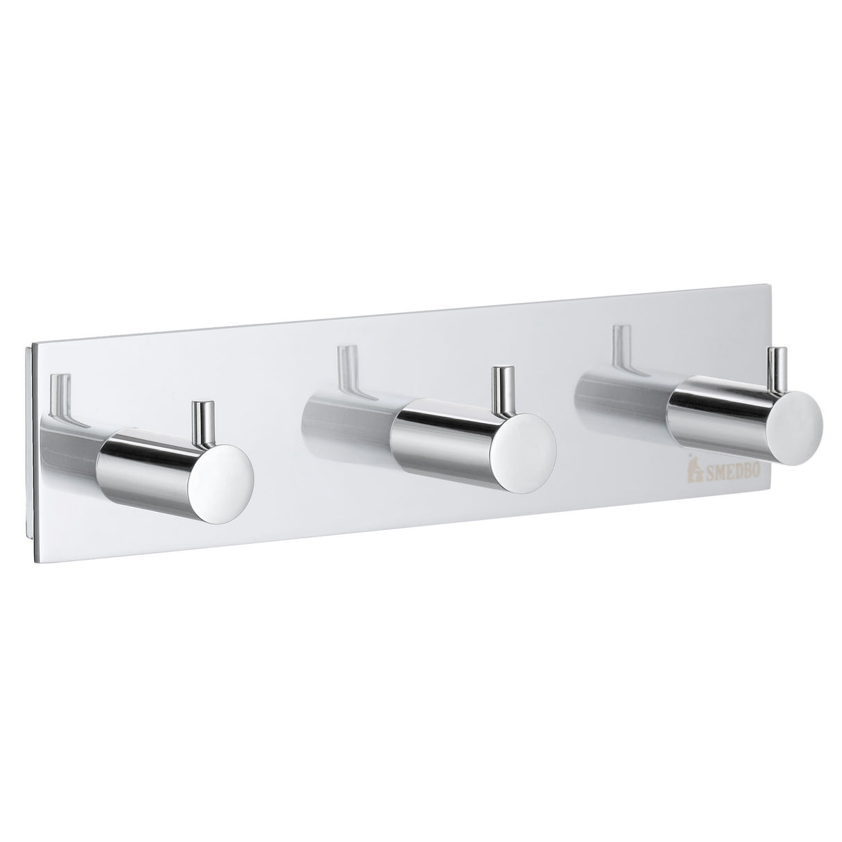 ZK359 Smedbo Pool Polished Chrome Triple Bathroom Hook
