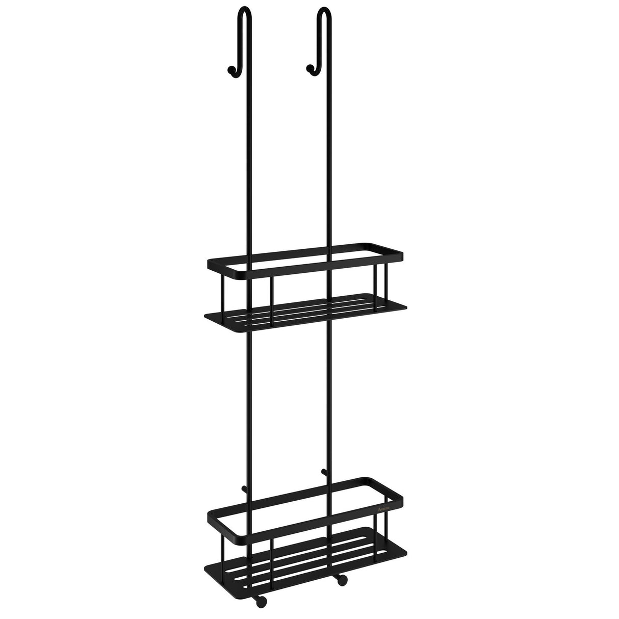 DB3041 Smedbo Sideline Black Double Hanging Shower Basket