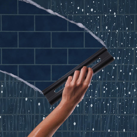 DB2145 Smedbo Sideline Black Easy Grip Shower Squeegee Lifestyle