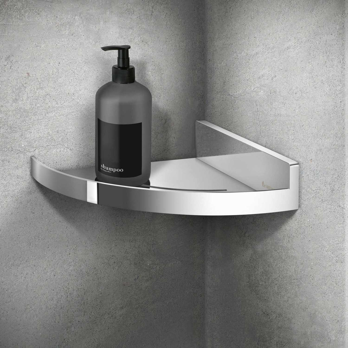 DK5011 Smedbo Sideline Chrome Corner Shower Shelf Lifestyle