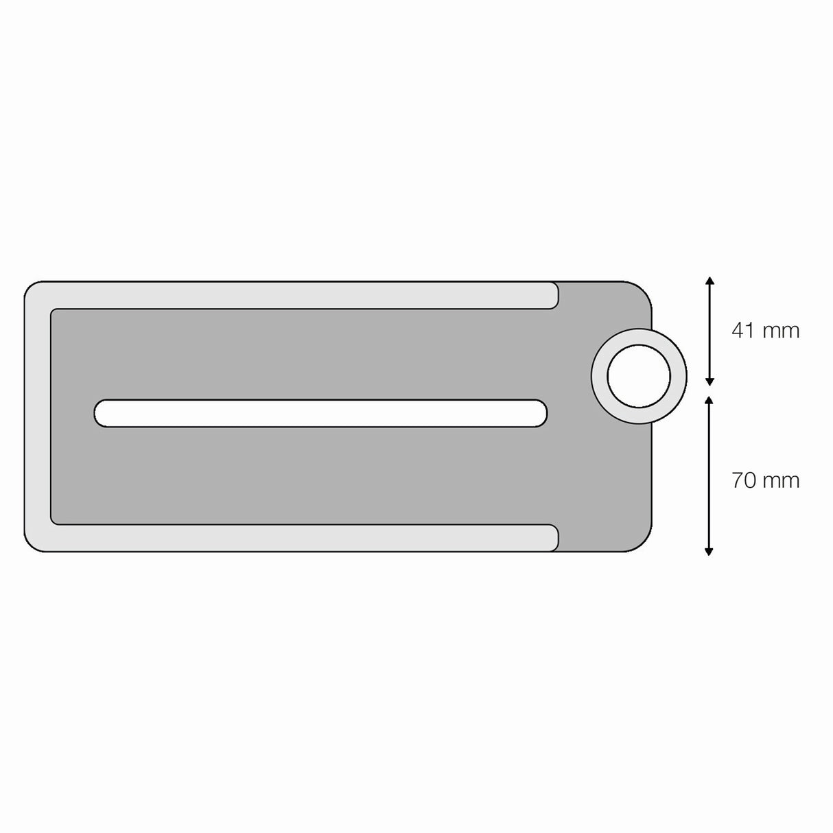 DK3008 Smedbo Sideline Chrome Shower Basket for Riser Rails Line Drawing