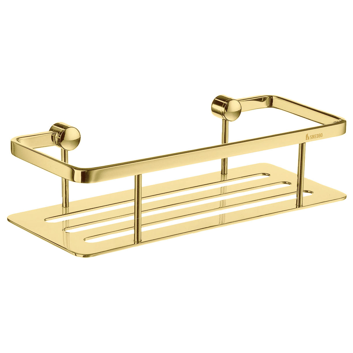 DV3001 Smedbo Sideline Polished Brass Shower Basket