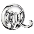 K256 Smedbo Villa Chrome Double Towel Hook