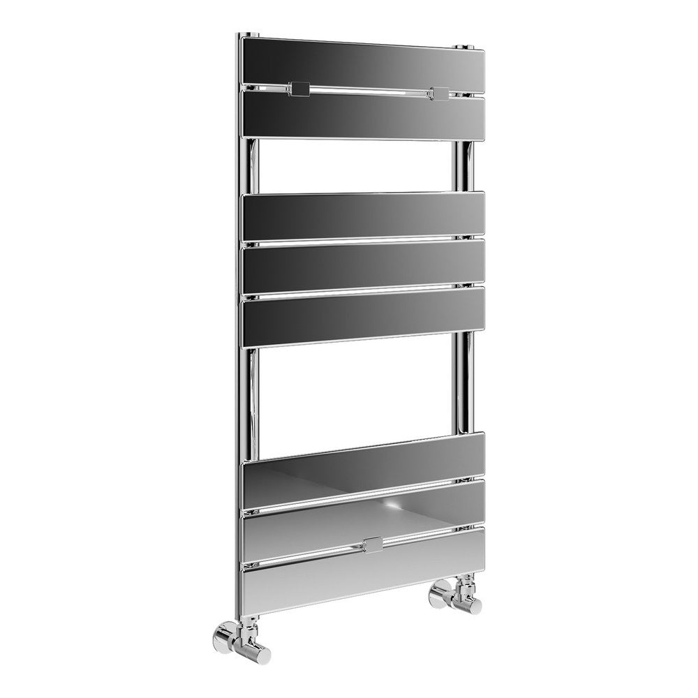 The Ajax Dovedale 840 x 500mm Square Ladder Towel Warmer in Chrome