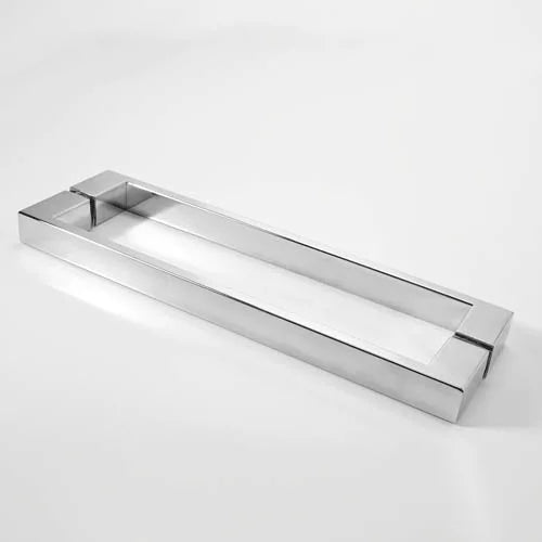 Ionic Essence Frameless Sliding Door chrome handles
