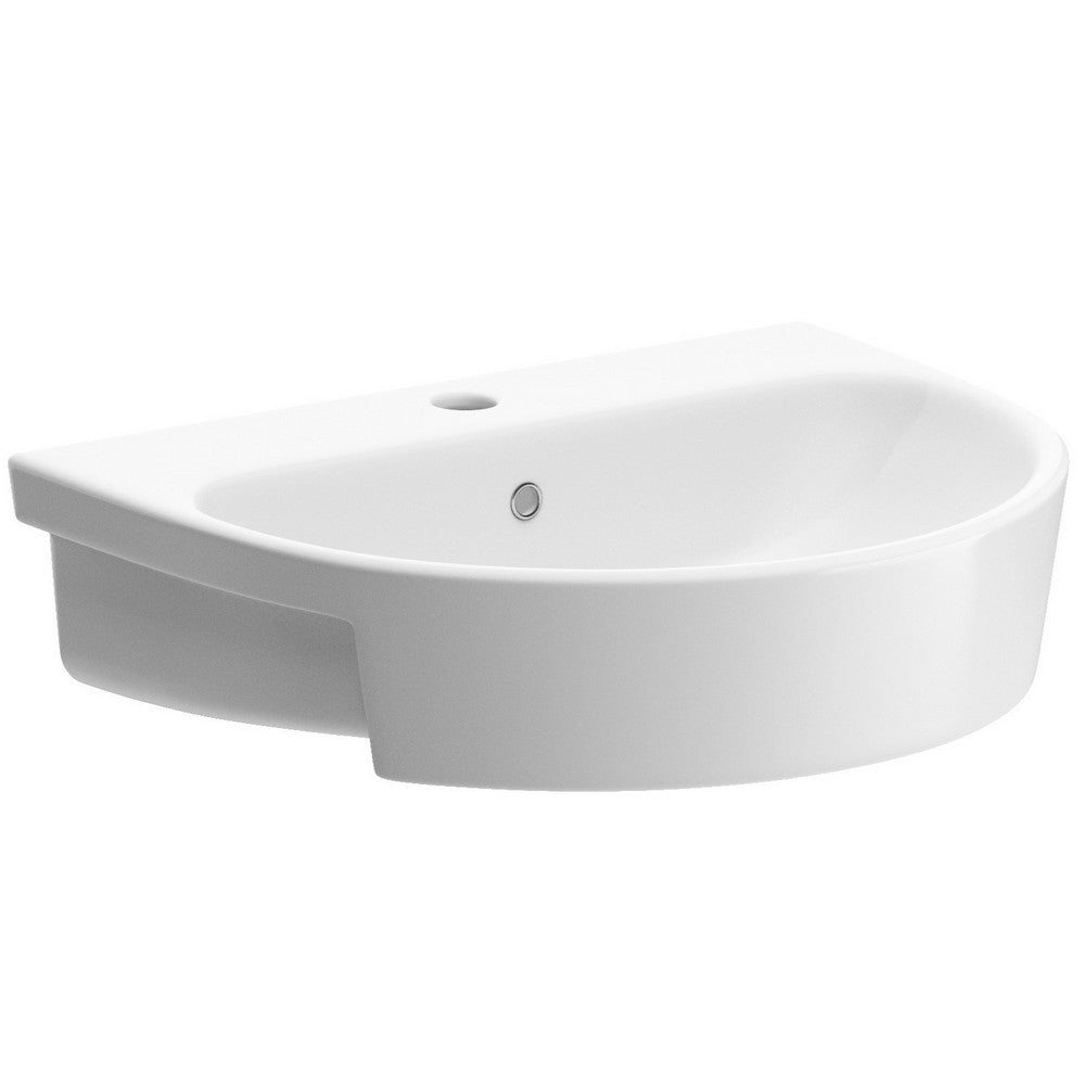 Ajax Caistor 1TH Semi Recessed Basin