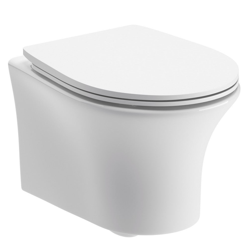 Ajax Donnington Rimless Wall Hung WC and Seat
