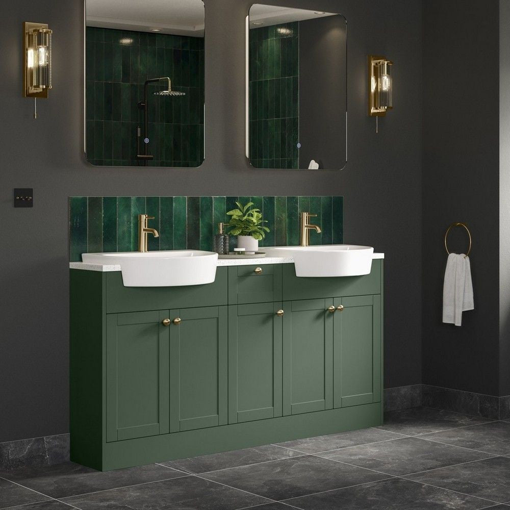 Ajax Maltby 1TH Semi Recessed Basin lifestyle