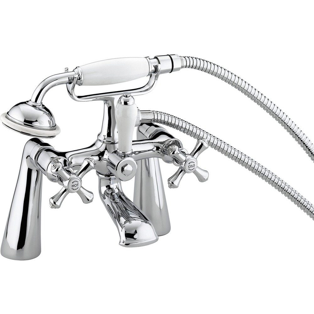 Bristan Colonial Bath Shower Mixer Tap Chrome