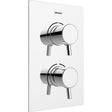 Bristan Prism Thermostatic Recessed Two Outlet Diverter Shower Valve