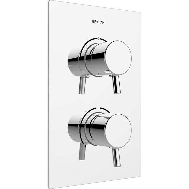 Bristan Prism Thermostatic Recessed Two Outlet Diverter Shower Valve