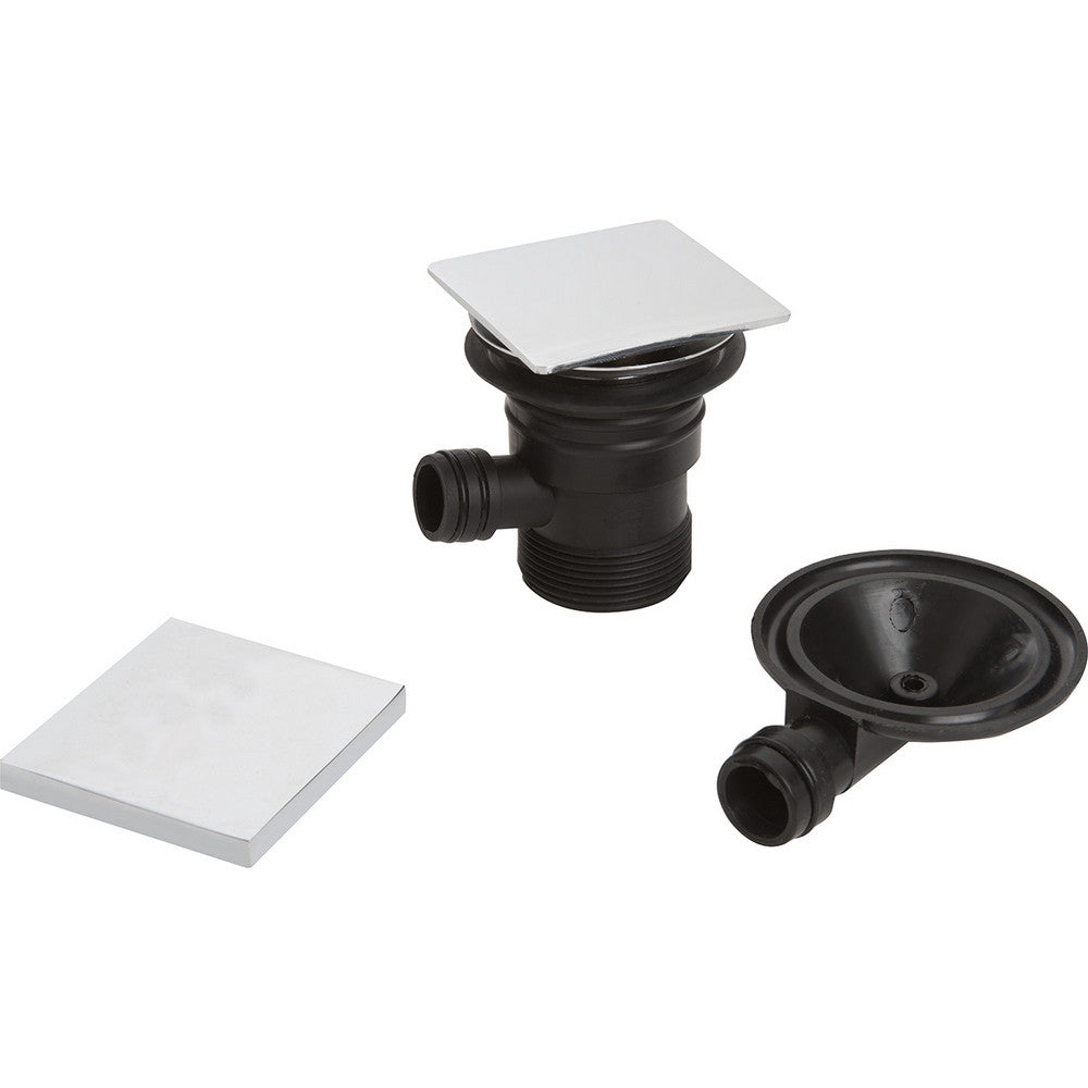 Bristan Square Clicker Bath Waste Chrome