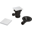 Bristan Square Clicker Bath Waste Chrome