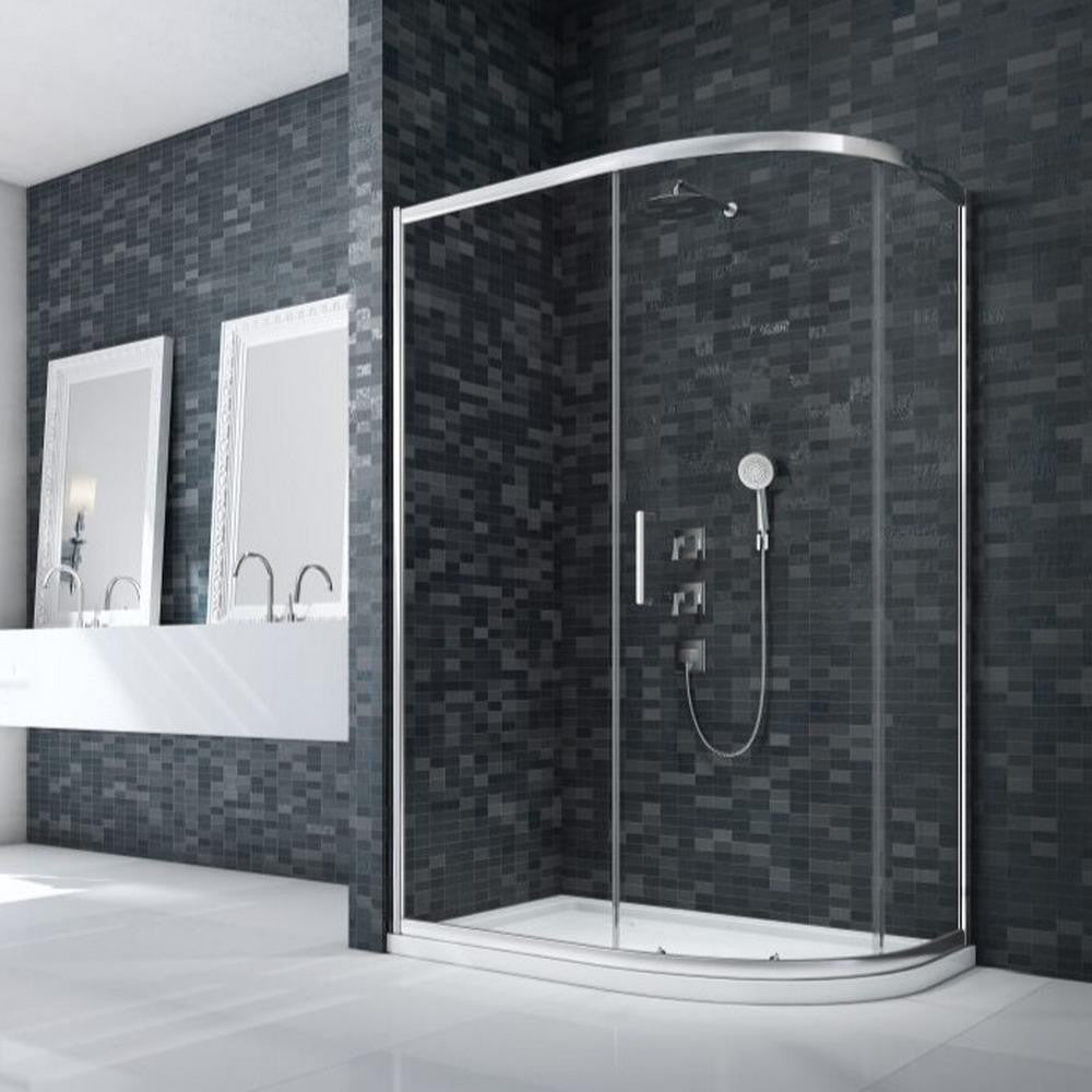 Merlyn Ionic Essence Framed 1 Door Offset Quadrant Shower Enclosure