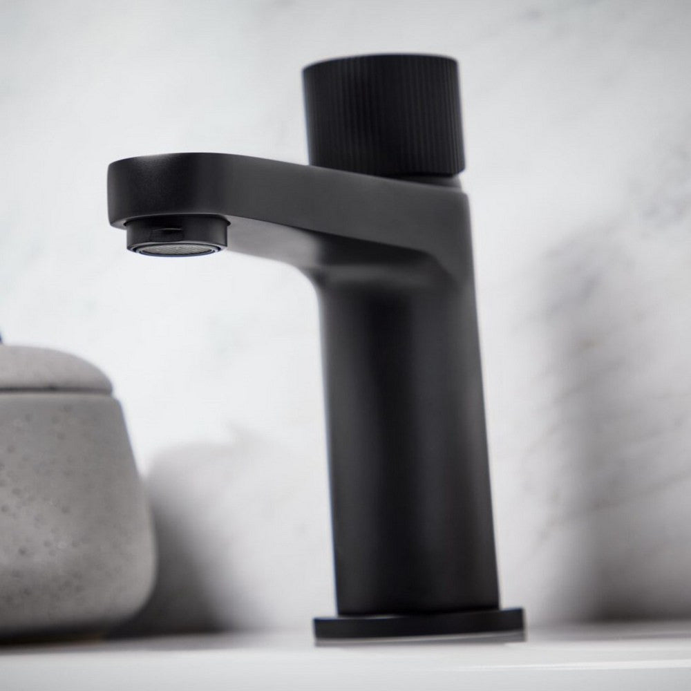 Scudo Koko Black Mono Basin Mixer lifestyle