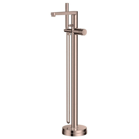 Scudo Koko Freestanding Bath Shower Mixer in Brushed Bronze