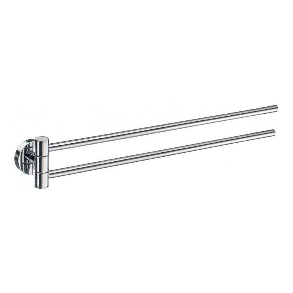 Smedbo Home Swing Arm Towel Rail Polished Chrome 440mm
