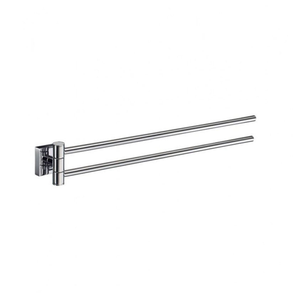Smedbo House Swing Arm Towel Rail Polished Chrome 440mm