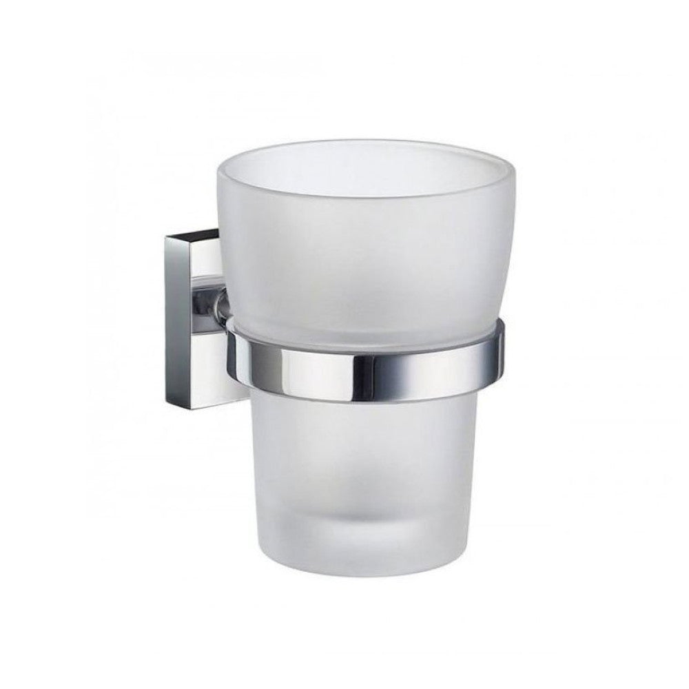 Smedbo House Holder with Tumbler Polished Chrome