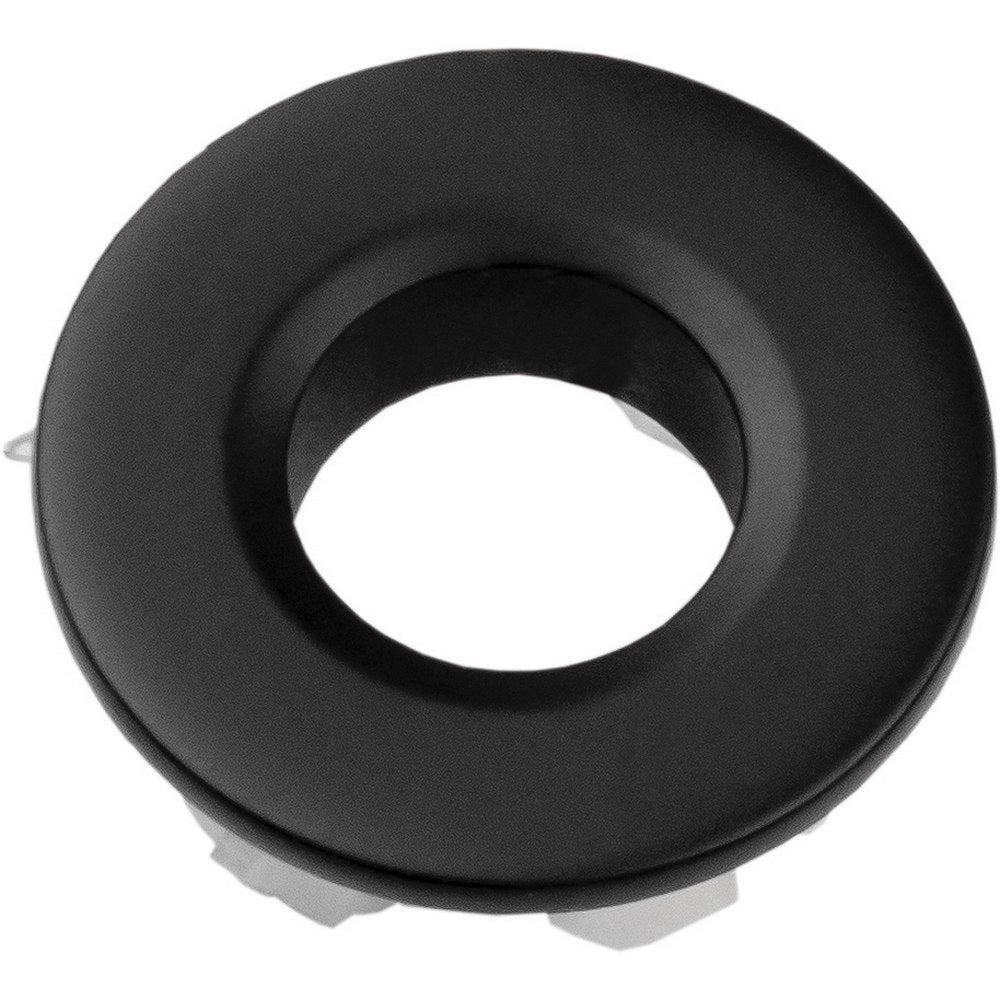 Rounded Overflow Ring in matt black